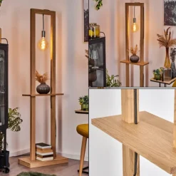 Style Boho-Chic-hofstein Lampadaire Bernal Écru, 1 lumière