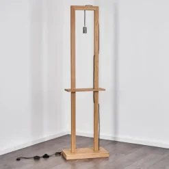 Style Boho-Chic-hofstein Lampadaire Bernal Écru, 1 lumière