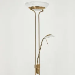 hofstein Lampadaire Biot LED Laiton, 2 lumières* Éclairage Led