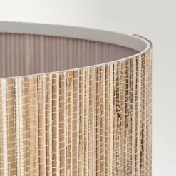 Lampes En Tissu-hofstein Lampadaire Bongal Noir, 1 lumière