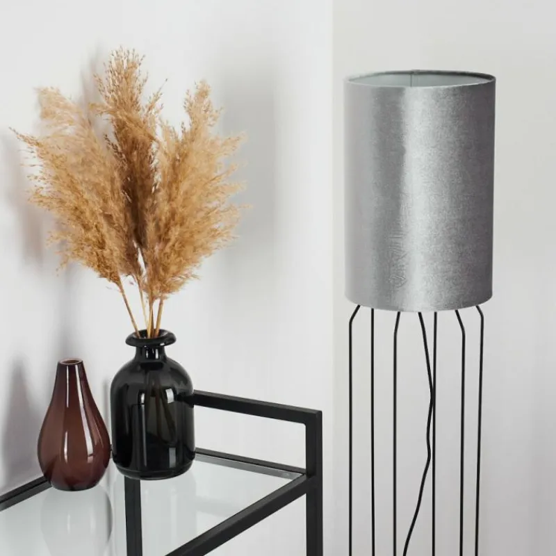 Lampes En Tissu-hofstein Lampadaire Bornalle Noir, 1 lumière