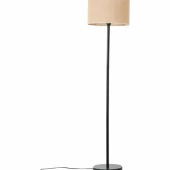 Lampes En Tissu-Luminaires Brilliant Lampadaire Brilliant Aniela Noir, 1 lumière