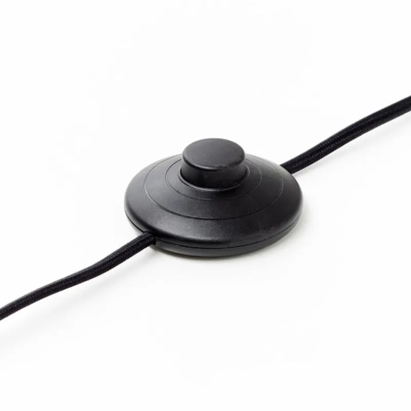 Lampes En Tissu-Luminaires Brilliant Lampadaire Brilliant Annice Or, Noir, 1 lumière