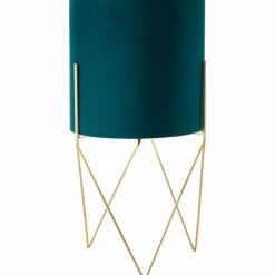 Lampes En Tissu-Luminaires Brilliant Lampadaire Brilliant Atami Or, 1 lumière