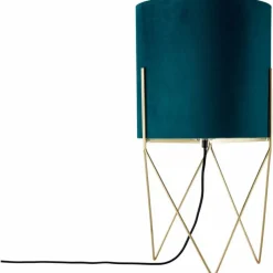 Lampes En Tissu-Luminaires Brilliant Lampadaire Brilliant Atami Or, 1 lumière