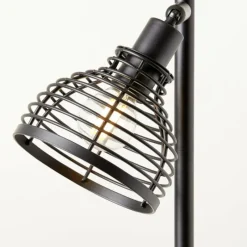 Lampes Industrielles-Luminaires Brilliant Lampadaire Brilliant Avia Écru, Noir, 3 lumières