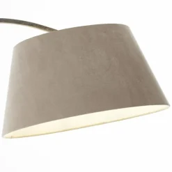 Lampes En Tissu-Luminaires Brilliant Lampadaire Brilliant Brok Gris, 1 lumière
