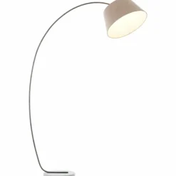 Lampes En Tissu-Luminaires Brilliant Lampadaire Brilliant Brok Gris, 1 lumière