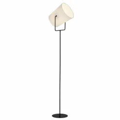 Lampes En Tissu-Luminaires Brilliant Lampadaire Brilliant Bucket Noir, Blanc, 1 lumière