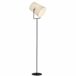 Lampes En Tissu-Luminaires Brilliant Lampadaire Brilliant Bucket Noir, Blanc, 1 lumière