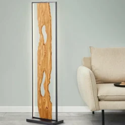 Luminaires Scandinaves-Luminaires Brilliant Lampadaire Brilliant Chaumont LED Écru, Noir, 1 lumière