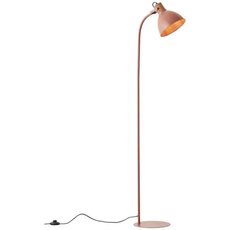 Luminaires Scandinaves-Luminaires Brilliant Lampadaire Brilliant Erena Rouge, 1 lumière