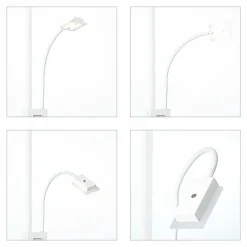 Luminaires Brilliant Lampadaire Brilliant Forrester LED Blanc, 2 lumières* Éclairage Led