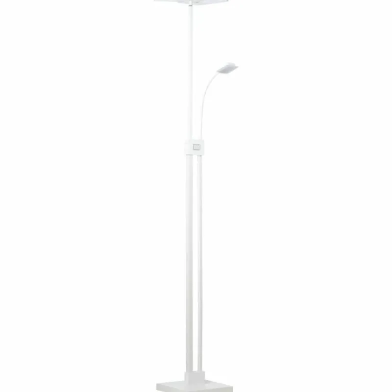 Luminaires Brilliant Lampadaire Brilliant Forrester LED Blanc, 2 lumières* Éclairage Led