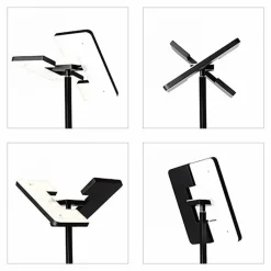 Luminaires Brilliant Lampadaire Brilliant Forrester LED Noir, 2 lumières* Éclairage Led