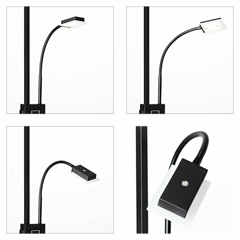 Luminaires Brilliant Lampadaire Brilliant Forrester LED Noir, 2 lumières* Éclairage Led