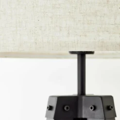 Lampes En Tissu-Luminaires Brilliant Lampadaire Brilliant Holbrook Noir, 1 lumière