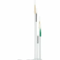 Lampes Dorées-Luminaires Brilliant Lampadaire Brilliant Inez LED Argenté, 5 lumières