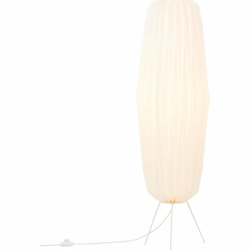 Luminaires Scandinaves-Luminaires Brilliant Lampadaire Brilliant June Blanc, 1 lumière