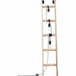 Luminaires Rustiques-Luminaires Brilliant Lampadaire Brilliant Ladder Écru, Noir, 3 lumières