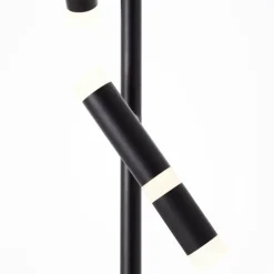 Lampes Industrielles-Luminaires Brilliant Lampadaire Brilliant Lagano LED Noir, 1 lumière