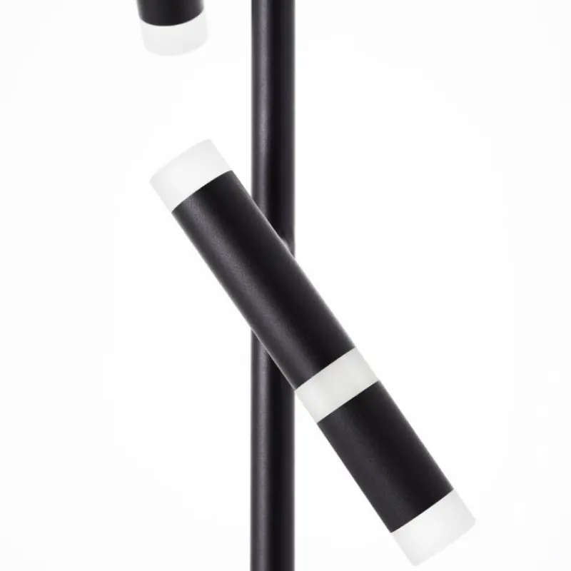 Lampes Industrielles-Luminaires Brilliant Lampadaire Brilliant Lagano LED Noir, 1 lumière