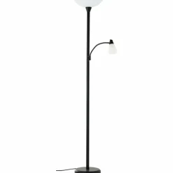 Luminaires Scandinaves-Luminaires Brilliant Lampadaire Brilliant Lucy LED Noir, 2 lumières
