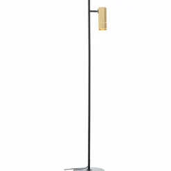 Lampes Dorées-Luminaires Brilliant Lampadaire Brilliant Marty LED Noir, 1 lumière