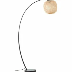 Luminaires Rustiques-Luminaires Brilliant Lampadaire Brilliant Mesa Noir, 1 lumière