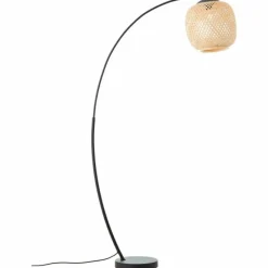 Luminaires Rustiques-Luminaires Brilliant Lampadaire Brilliant Mesa Noir, 1 lumière