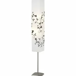 Luminaires Brilliant Lampadaire Brilliant Nerva Gris, Blanc, 2 lumières* Lampadaires Et Lampes Sur Pied
