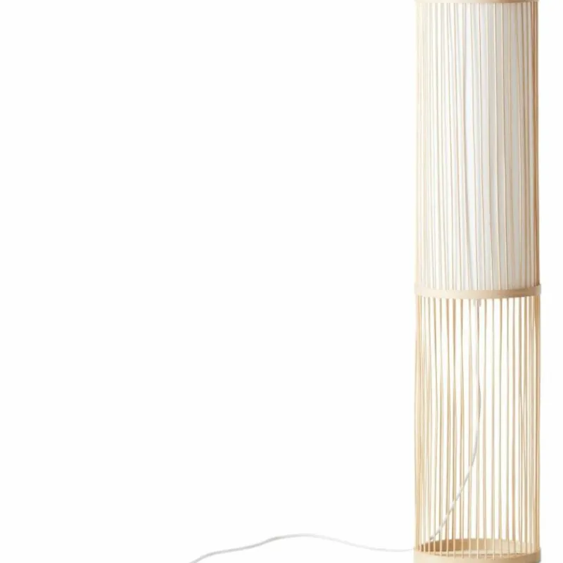 Lampes En Tissu-Luminaires Brilliant Lampadaire Brilliant Nori Blanc, 1 lumière