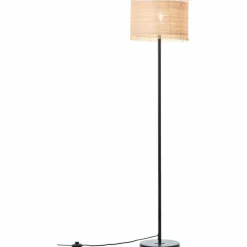 Luminaires Rustiques-Luminaires Brilliant Lampadaire Brilliant Raffy Noir, 1 lumière