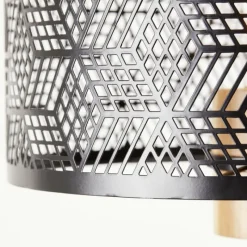 Luminaires Brilliant Lampadaire Brilliant Santy Noir, 1 lumière* Lampadaires Et Lampes Sur Pied