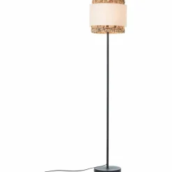 Lampes En Tissu-Luminaires Brilliant Lampadaire Brilliant Waterlilly Noir, 1 lumière