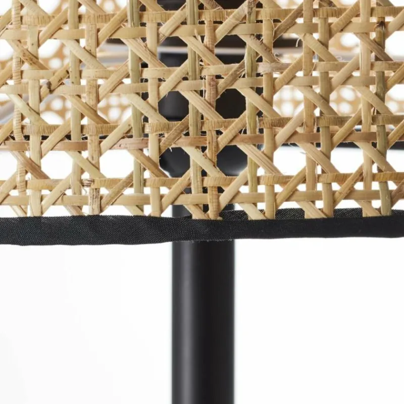 Luminaires Rustiques-Luminaires Brilliant Lampadaire Brilliant Wiley Noir, 1 lumière