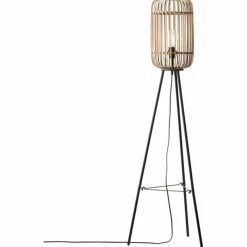 Style Boho-Chic-Luminaires Brilliant Lampadaire Brilliant Woodrow Brun, 1 lumière