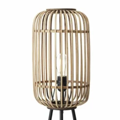Style Boho-Chic-Luminaires Brilliant Lampadaire Brilliant Woodrow Brun, 1 lumière