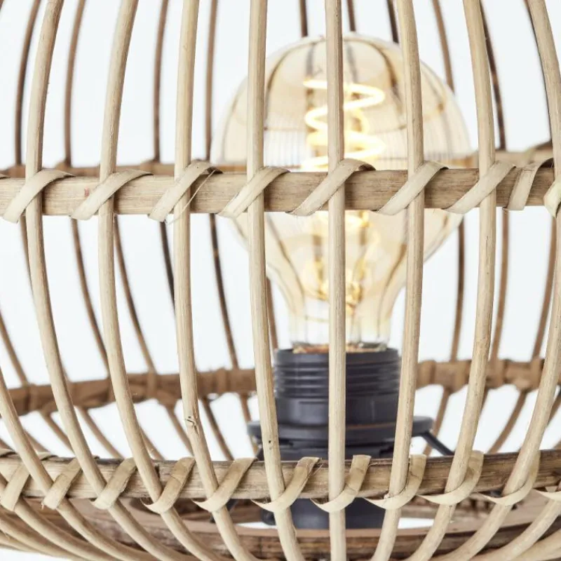 Luminaires Scandinaves-Luminaires Brilliant Lampadaire Brilliant Woodball Noir, 1 lumière