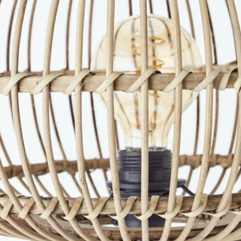 Luminaires Scandinaves-Luminaires Brilliant Lampadaire Brilliant Woodball Noir, 1 lumière