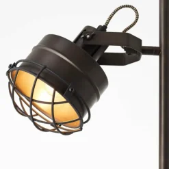 Lampes Vintages & Rétros-Luminaires Brilliant Lampadaire Brilliant-Leuchten Unity Écru, Noir, 2 lumières