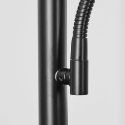 hofstein Lampadaire Busswil LED Noir, 2 lumières