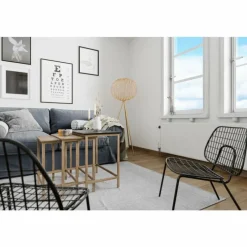 Lampes Dorées-By Rydéns Lampadaire By Rydens Hayden LED Or, 1 lumière