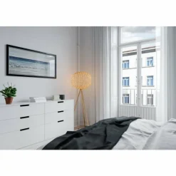 Lampes Dorées-By Rydéns Lampadaire By Rydens Hayden LED Or, 1 lumière