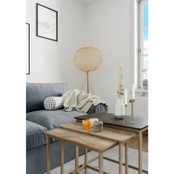 Lampes Dorées-By Rydéns Lampadaire By Rydens Hayden LED Or, 1 lumière