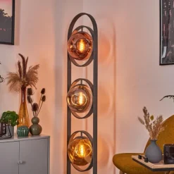 hofstein Lampadaire Cabreiro Anthracite, 1 lumière