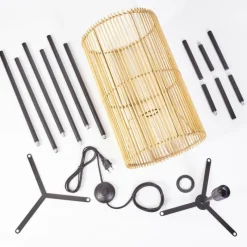 Luminaires Scandinaves-hofstein Lampadaire Calchines Noir, 1 lumière