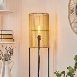 Luminaires Scandinaves-hofstein Lampadaire Calchines Noir, 1 lumière