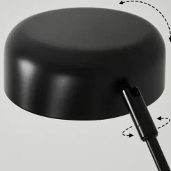 hofstein Lampadaire Camori Noir, 1 lumière