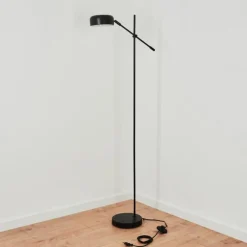 hofstein Lampadaire Camori Noir, 1 lumière